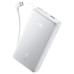 Портативний зарядний пристрій Anker - 20000 mAh 22.5W Built-In USB-C Cable White (7227885)