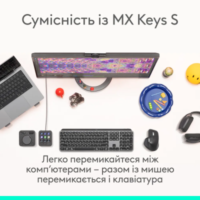 Миша Logitech MX Master 4 for Business Wireless/Bluetooth Graphite (910-007617) (7263938)