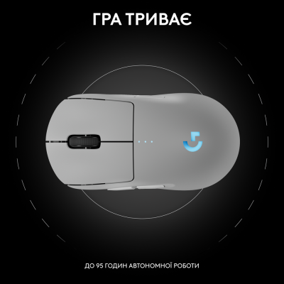 Миша Logitech G PRO 2 Wireless LIGHTSPEED - WHITE (L910-007302) (7031689) Миша Logitech G PRO 2 Wireless LIGHTSPEED - WHITE (L910-007302) (7031689)