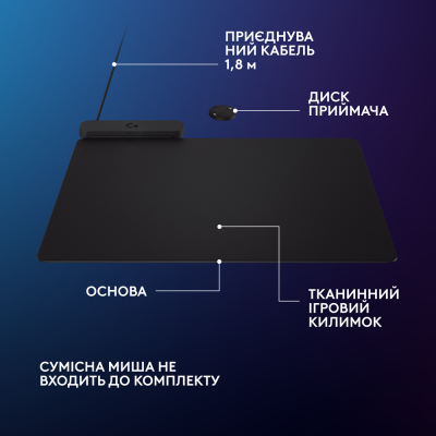 Килимок для мишi Logitech G Powerplay 2 (L947-000003) (7106522) Килимок для мишi Logitech G Powerplay 2 (L947-000003) (7106522)