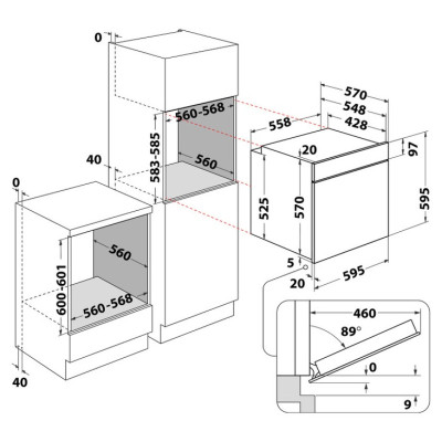 Електрична духова шафа Whirlpool OMK38HU0X (6874853) Електрична духова шафа Whirlpool OMK38HU0X (6874853)