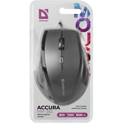 Миша Defender Accura MM-362 Black (52362) (6525165) Миша Defender Accura MM-362 Black (52362) (6525165)