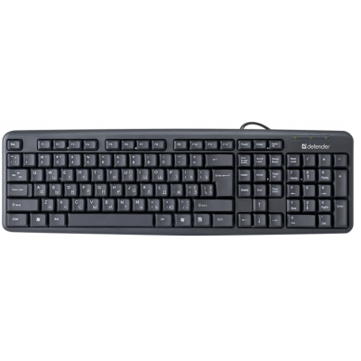 Клавіатура Defender Element HB-520 USB UKR Black (45529) (6313855)