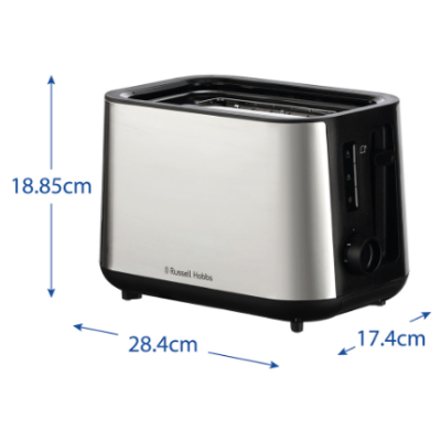 Тостер Russell Hobbs 27390-56 Heaton Brushed 2Slice Toaster (7030835) Тостер Russell Hobbs 27390-56 Heaton Brushed 2Slice Toaster (7030835)