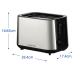 Тостер Russell Hobbs 27390-56 Heaton Brushed 2Slice Toaster (7030835) Тостер Russell Hobbs 27390-56 Heaton Brushed 2Slice Toaster (7030835)