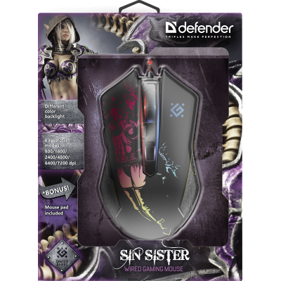 Миша Defender Sin'Sister GM-933 (52933) (6790274)