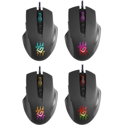 Миша Defender Wolverine GM-700L RGB, 7 кнопок, 12800 dpi (52700) (6823853)
