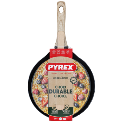 Сковорода Pyrex Cook&Care 26 см, для млинців (7120909) Сковорода Pyrex Cook&Care 26 см, для млинців (7120909)