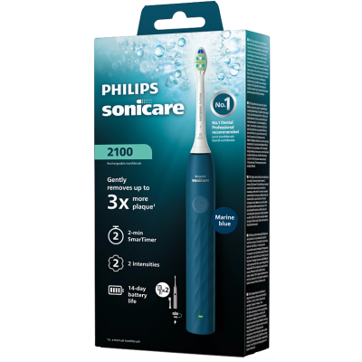 Зубна електрощітка Philips Sonicare HX4022/04 серії 2100 (7229404) Зубна електрощітка Philips Sonicare HX4022/04 серії 2100 (7229404)