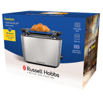 Тостер Russell Hobbs 27390-56 Heaton Brushed 2Slice Toaster (7030835) Тостер Russell Hobbs 27390-56 Heaton Brushed 2Slice Toaster (7030835)