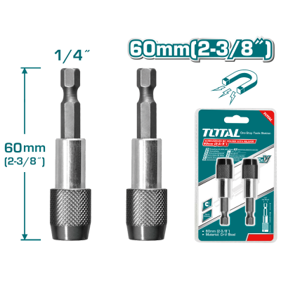 Тримач для біт магнітний TOTAL TAC462601, L = 60 мм (6326598)