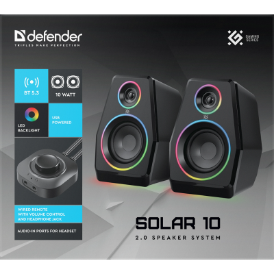 Акустика Defender Solar 10 10Вт (65940) (7087419) Акустика Defender Solar 10 10Вт (65940) (7087419)