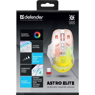 Миша Defender Astro Elite GM-056 White (52056) (7087442) Миша Defender Astro Elite GM-056 White (52056) (7087442)