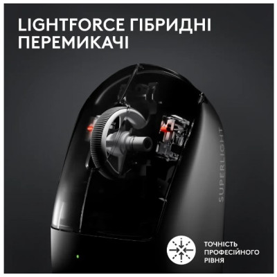 Миша Logitech Pro X Superlight 2 Lightspeed Black (910-006630) (6912724) Миша Logitech Pro X Superlight 2 Lightspeed Black (910-006630) (6912724)