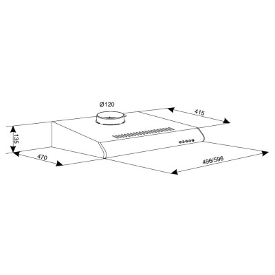 Витяжка Eleyus Line I 50 BR (6253769) Витяжка Eleyus Line I 50 BR (6253769)