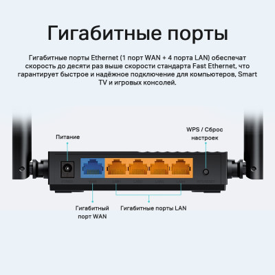 Бездротовий маршрутизатор TP-Link Archer A64 (6786908) Бездротовий маршрутизатор TP-Link Archer A64 (6786908)