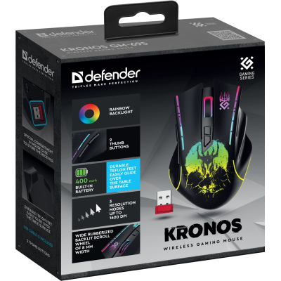 Миша Defender Kronos GM-695 Black (52695) (7067139) Миша Defender Kronos GM-695 Black (52695) (7067139)