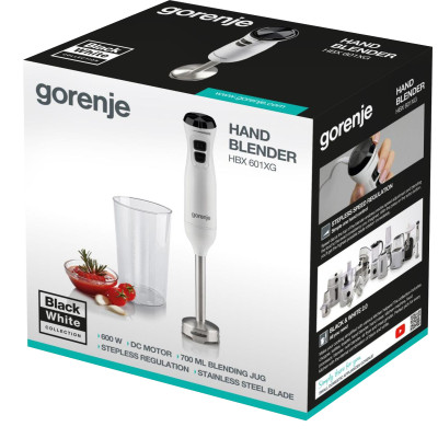 Занурювальний блендер Gorenje HBX601XG (HB5023Z-GS) (7096042)