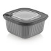 Контейнер Idea Home 00681 Line Box Gray 0.6 л (00681 Gray) (7180060)