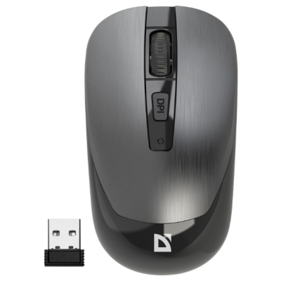 Миша Defender Wave MM-995 Wireless GRAY (52993) (6918377)