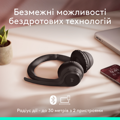 Гарнітура Logitech Zone 300 Wireless Headset BT Black (981-001407) (6996322) Гарнітура Logitech Zone 300 Wireless Headset BT Black (981-001407) (6996322)