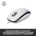 Миша Logitech Mouse M100 White (6853363)