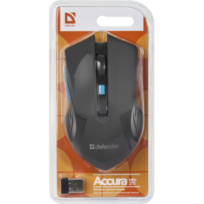 Миша Defender Accura MM-275 Wireless синій (52275) (6414720) Миша Defender Accura MM-275 Wireless синій (52275) (6414720)