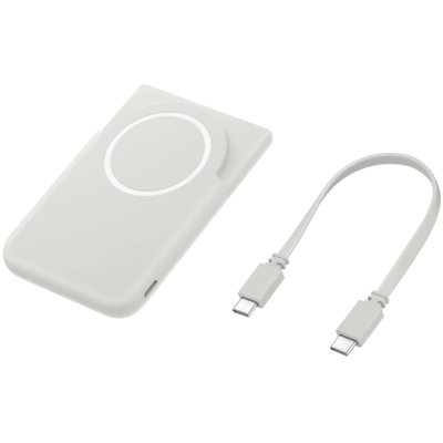 Портативний зарядний пристрій Samsung Magnet Wireless Battery Pack 5000mAh 25W (EB-U2500XJEGWW) White (7252028) Портативний зарядний пристрій Samsung Magnet Wireless Battery Pack 5000mAh 25W (EB-U2500XJEGWW) White (7252028)