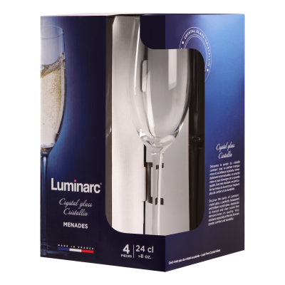 Набір келихів Luminarc Menades, 4х240 мл (6932018) Набір келихів Luminarc Menades, 4х240 мл (6932018)