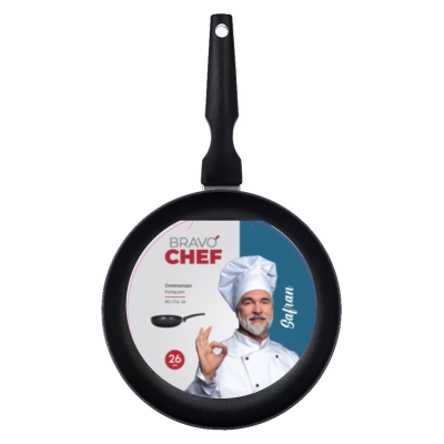 Сковорода BRAVO CHEF Safran 26 см б/кришки (6720858) Сковорода BRAVO CHEF Safran 26 см б/кришки (6720858)