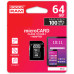 Карта пам'яті GoodRam microSDXC 64GB Class 10 UHS I (M1AA-0640R12) + SD адаптер (6475884) Карта пам'яті GoodRam microSDXC 64GB Class 10 UHS I (M1AA-0640R12) + SD адаптер (6475884)