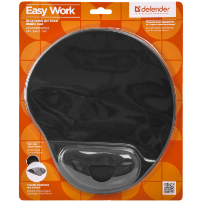 Килимок для миші Defender Easy Work Black (50905) (5804816) Килимок для миші Defender Easy Work Black (50905) (5804816)