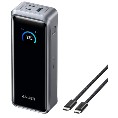 Портативний зарядний пристрій Anker Prime - 26000 mAh 300W PD Black (7224062) Портативний зарядний пристрій Anker Prime - 26000 mAh 300W PD Black (7224062)