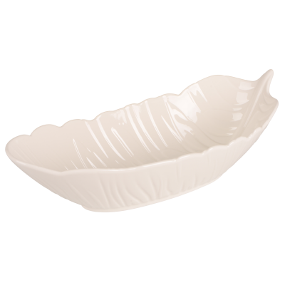 Блюдо LED Deep Leaf White, 35х14х8 см (7133189)