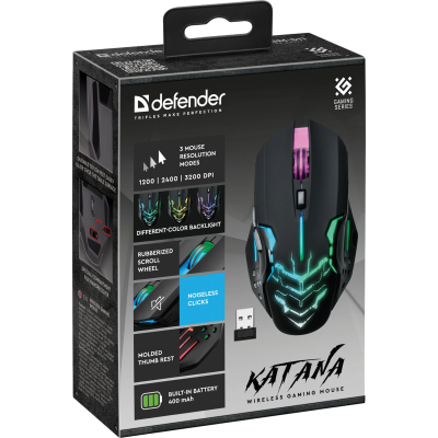 Миша Defender Katana GM-511 Black (52511) (7067131) Миша Defender Katana GM-511 Black (52511) (7067131)