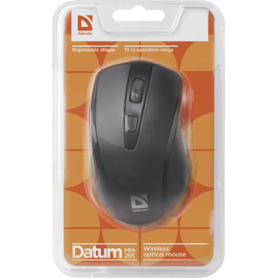 Миша Defender Datum MM-265 Wireless Black (52265) (6396851) Миша Defender Datum MM-265 Wireless Black (52265) (6396851)