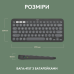 Клавіатура Logitech K380s Pebble Keys 2 Tonal Graphite (6915629)