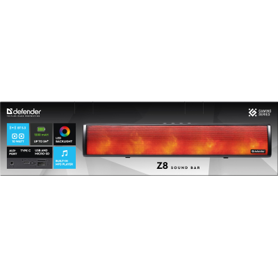 Акустика Defender SoundBar Z8 10Вт (65118) (7055872) Акустика Defender SoundBar Z8 10Вт (65118) (7055872)