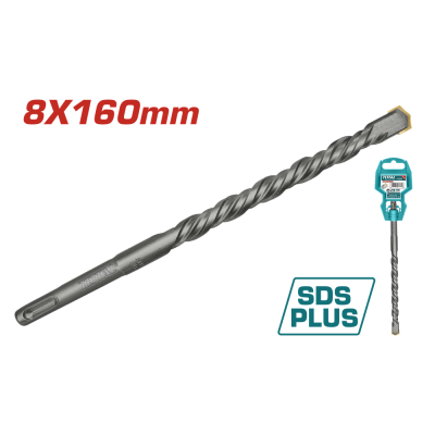 Бур TOTAL TAC310802 SDS plus 8x160мм (7090237)