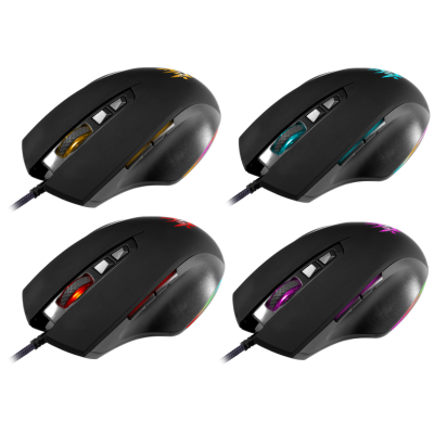 Миша Defender Wolverine GM-700L RGB, 7 кнопок, 12800 dpi (52700) (6823853)