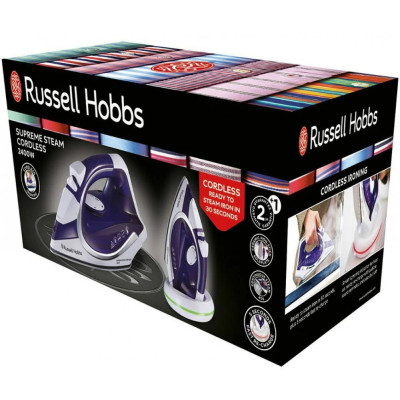 Праска Russell Hobbs Supreme Steam Cordless 23300-56 (6320107) Праска Russell Hobbs Supreme Steam Cordless 23300-56 (6320107)