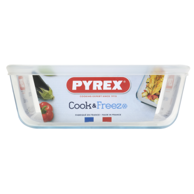 Форма з кришкою Pyrex Cook&Freez, 20х20х7 см (7092354) Форма з кришкою Pyrex Cook&Freez, 20х20х7 см (7092354)