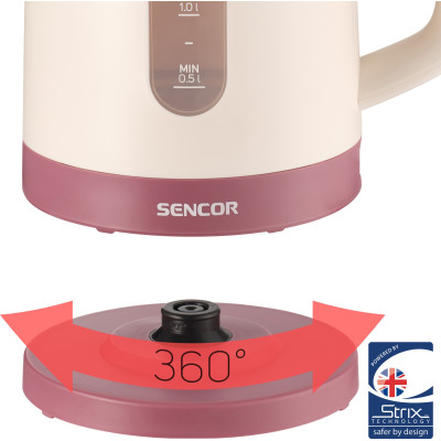 Електрочайник Sencor SWK 1733RS (7290684) Електрочайник Sencor SWK 1733RS (7290684)
