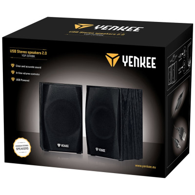 Акустика Yenkee YSP 2010BK USB speakers 2.0 (7090544)
