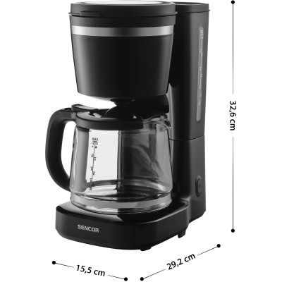 Кавоварка крапельна Sencor SCE 2710BK (7224500) Кавоварка крапельна Sencor SCE 2710BK (7224500)