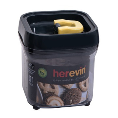 Контейнер Herevin Black and Yelow 0.7 л (161201-582) (6989304)