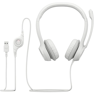 Гарнітура Logitech USB H390 (981-001286) White (6857749) Гарнітура Logitech USB H390 (981-001286) White (6857749)