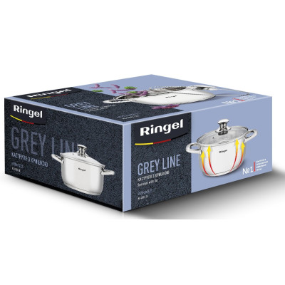 Каструля Ringel Grey line (3.2 л) 20 см (6932748) Каструля Ringel Grey line (3.2 л) 20 см (6932748)