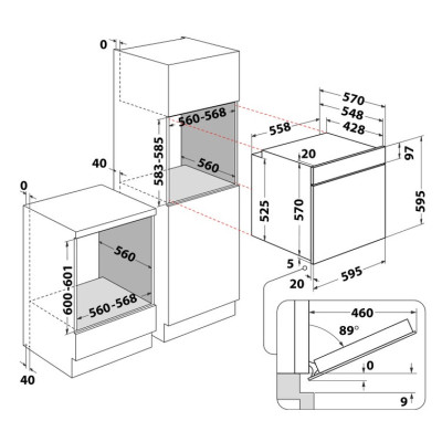 Електрична духова шафа Whirlpool OMK58HU1X (6874905) Електрична духова шафа Whirlpool OMK58HU1X (6874905)