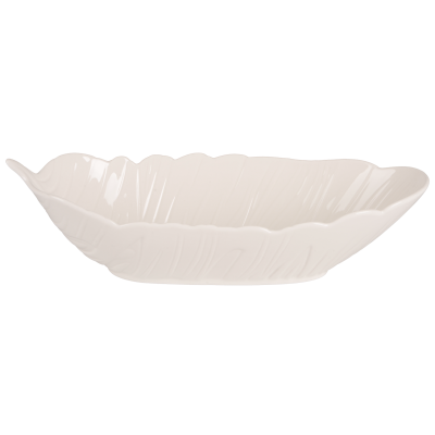 Блюдо LED Deep Leaf White, 35х14х8 см (7133189)